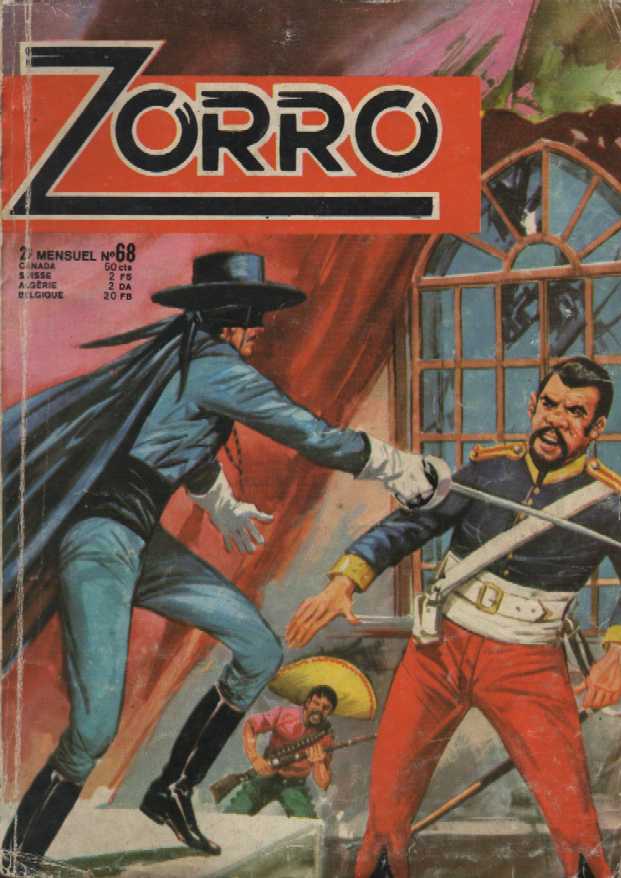 Scan de la Couverture Zorro SFPI Poche n 68